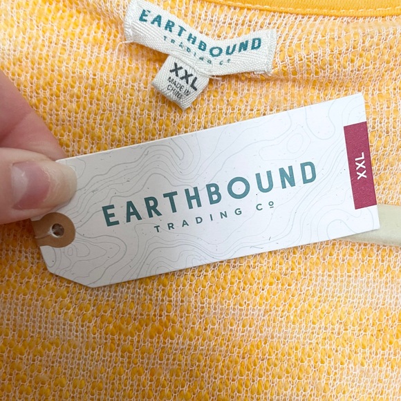 Earthbound Cropped Wrap Long Sleeve Lightweight Sweater Top - Picture 8 of 10